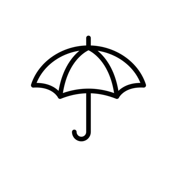 Schirmvektorabbildung Auf Transparentem Hintergrund Symbole Premium Qualität Thin Line Symbol — Stockvektor