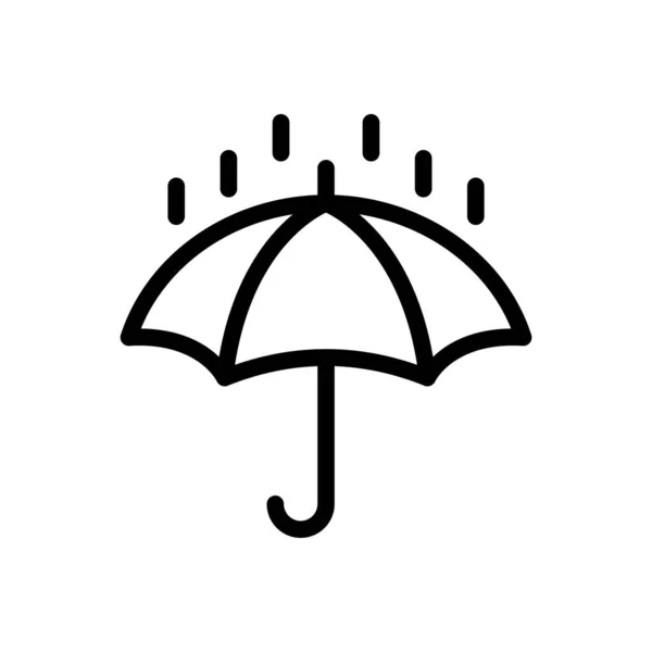 Illustration Vectorielle Parapluie Sur Fond Transparent Symboles Qualité Premium Icône — Image vectorielle