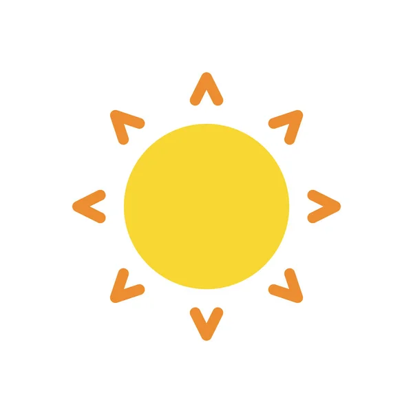Sonnenvektorabbildung Auf Transparentem Hintergrund Symbole Premium Qualität Schlagsymbol Für Konzept — Stockvektor