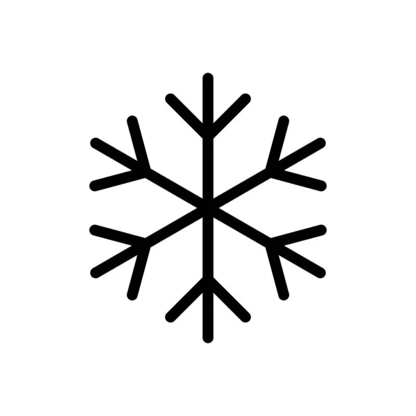 透明背景下的雪花矢量图解 高级质量符号 概念和图形设计用的Glyphs图标 — 图库矢量图片