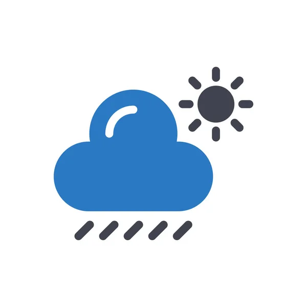 Wettervektordarstellung Auf Transparentem Hintergrund Symbole Premium Qualität Glyphen Symbol Für — Stockvektor