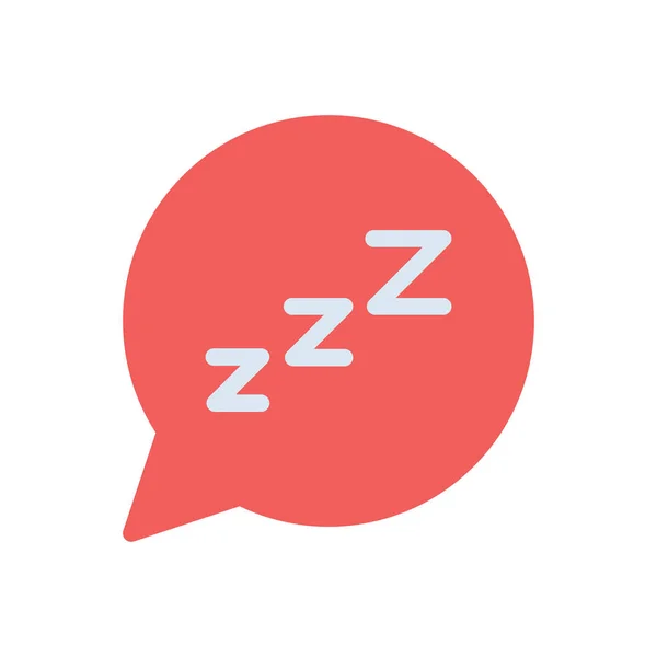 Sleep Bubble Vector Illustration Transparent Background Premium Quality Symbols Stroke — 스톡 벡터