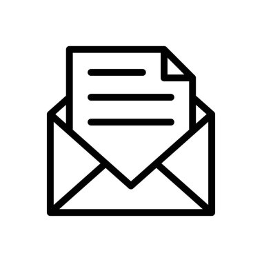 Şeffaf bir arkaplan üzerinde davet vektör illüstrasyonu. Konsept ve grafik tasarımı için ince çizgi simgesi..