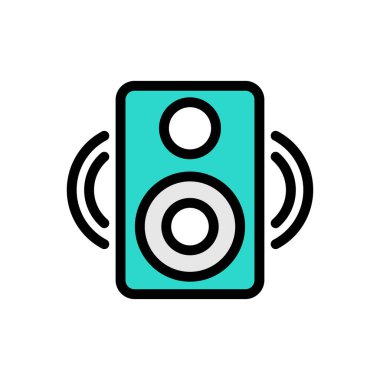 Şeffaf bir arkaplan üzerinde woofer vektör illüstrasyonu. Konsept ve grafik tasarım için premimium kalite simgeleri..