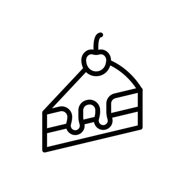 Illustration Vectorielle Pâtisserie Sur Fond Transparent Symboles Qualité Premium Icône — Image vectorielle