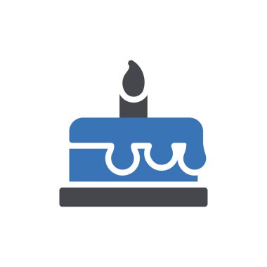 Şeffaf bir arkaplan üzerinde pasta vektör çizimi. Konsept ve grafik tasarımı için mükemmel kalite semboller.. 