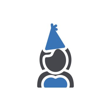 Şeffaf bir arkaplan üzerinde parti vektör illüstrasyonu. Konsept ve grafik tasarımı için özel kalite semboller..