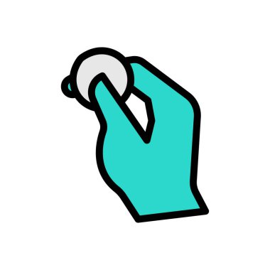 Saydam bir arkaplan üzerinde sikke vektör illüstrasyonu. Konsept ve grafik tasarım için birinci sınıf kalite simgeler..