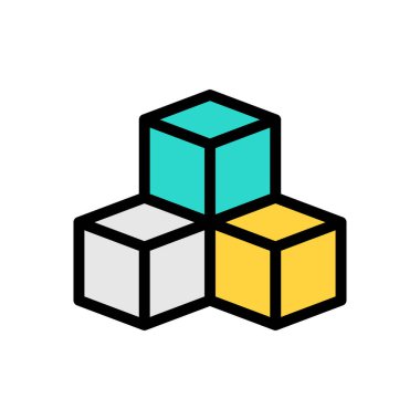 Şeffaf bir arkaplan üzerinde kutu vektör çizimi. Konsept ve grafik tasarımı için birinci sınıf kalite simgeler..