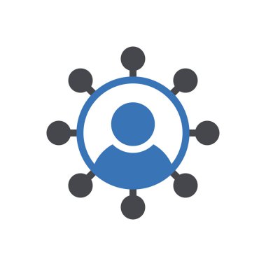 Şeffaf bir arkaplan üzerinde kullanıcı paylaşım vektör illüstrasyonu. Konsept ve grafik tasarımı için mükemmel kalite sembolleri..