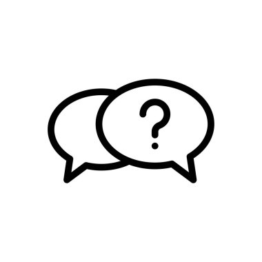 Saydam bir arkaplan üzerinde SSS vektör illüstrasyonu.Premium kalite sembolleri. Konsept ve grafik tasarım için ince çizgi simgesi. 