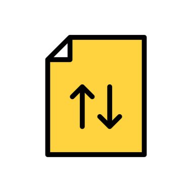 Şeffaf bir arkaplan üzerinde dosya vektör illüstrasyonu. Konsept ve grafik tasarımı için birinci sınıf kalite simgeler.. 