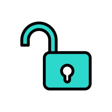 Şeffaf bir arkaplanda vektör illüstrasyonunun kilidini aç. Konsept ve grafik tasarım için premium kalite simgeleri.. 