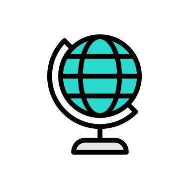 Şeffaf bir arkaplan üzerinde küresel vektör illüstrasyonu. Konsept ve grafik tasarımı için premium kalite simgeleri.. 