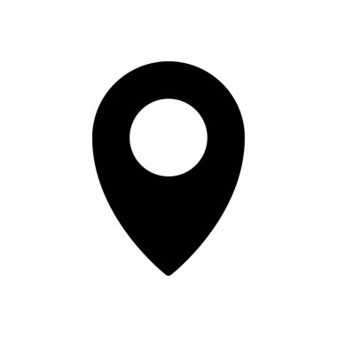 Şeffaf bir arkaplan üzerinde konum vektör illüstrasyonu. Konsept ve grafik tasarımı için mükemmel kalite sembolleri.. 