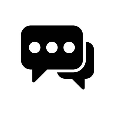 Şeffaf bir arkaplan üzerinde ileti vektör illüstrasyonu. Konsept ve grafik tasarımı için kaliteli semboller.. 