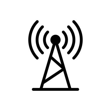 Şeffaf bir arkaplan üzerinde kule vektör çizimi. Konsept ve grafik tasarım simgeleri için kaliteli semboller.. 