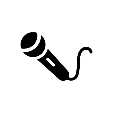 Şeffaf bir arkaplan üzerinde MIC vektör çizimi. Konsept ve grafik tasarım için mükemmel kalite sembolleri.. 