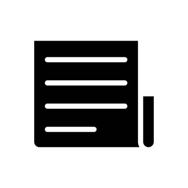 Saydam bir arkaplan üzerinde gazete vektör illüstrasyonu. Konsept ve grafik tasarımı için özel kalite semboller..