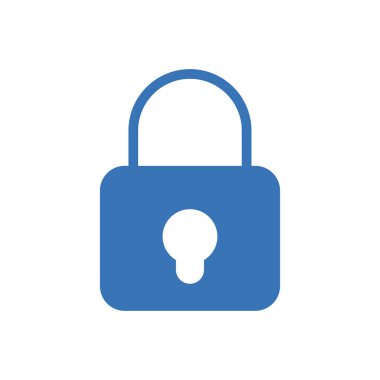 Şeffaf bir arkaplan üzerinde vektör illüstrasyonunu kilitle. Konsept ve grafik tasarım için mükemmel kalite sembolleri..