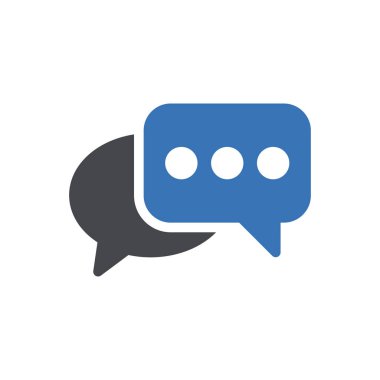 Şeffaf bir arkaplan üzerinde ileti vektör illüstrasyonu. Konsept ve grafik tasarımı için kaliteli semboller.. 