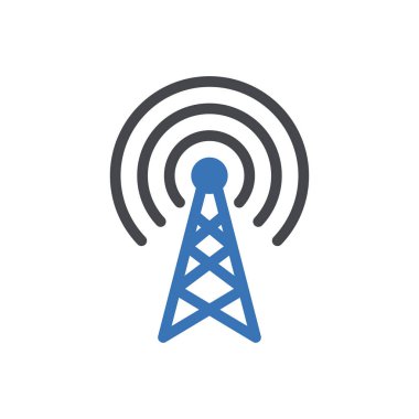 Şeffaf bir arkaplan üzerinde kule vektör çizimi. Konsept ve grafik tasarım simgeleri için kaliteli semboller.. 