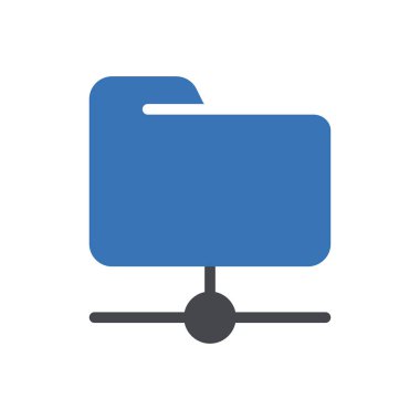 Şeffaf bir arkaplan üzerinde dizin paylaşım vektör illüstrasyonu. Konsept ve grafik tasarımı için mükemmel kalite sembolleri.. 