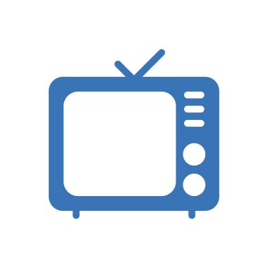 Şeffaf bir arkaplan üzerinde televizyon vektör illüstrasyonu. Konsept ve grafik tasarımı için en iyi kalite semboller.. 
