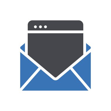 Şeffaf bir arkaplan üzerinde web sayfası vektör illüstrasyonu. Konsept ve grafik tasarımı için kaliteli semboller.. 