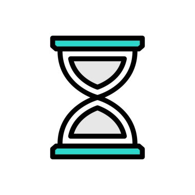 Şeffaf bir arkaplan üzerinde kum saati vektörü çizimi. Konsept ve grafik tasarımı için mükemmel kalite simgeleri.. 