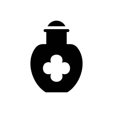 şeffaf bir arkaplan üzerinde vazo vektör illüstrasyonu. Konsept ve grafik tasarımı için mükemmel kalite semboller..