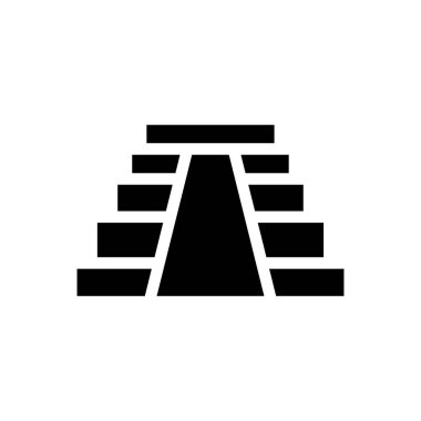 Saydam bir arkaplan üzerinde Maya vektör illüstrasyonu. Konsept ve grafik tasarımı için mükemmel kalite sembolleri.. 