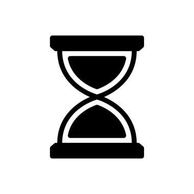 Şeffaf bir arkaplan üzerinde kum saati vektör çizimi. Konsept ve grafik tasarımı için en iyi kalite semboller.. 