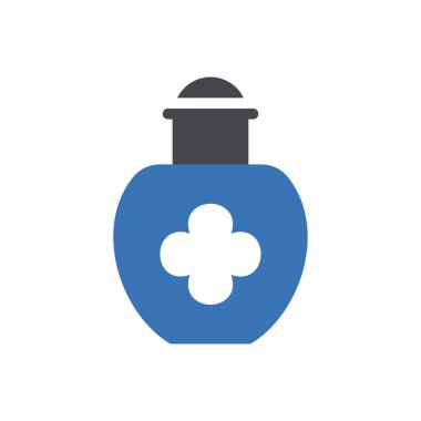 şeffaf bir arkaplan üzerinde vazo vektör illüstrasyonu. Konsept ve grafik tasarımı için mükemmel kalite semboller..