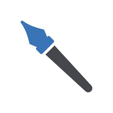 Şeffaf bir arkaplan üzerinde kalem vektör illüstrasyonu. Konsept ve grafik tasarım için kaliteli semboller.. 