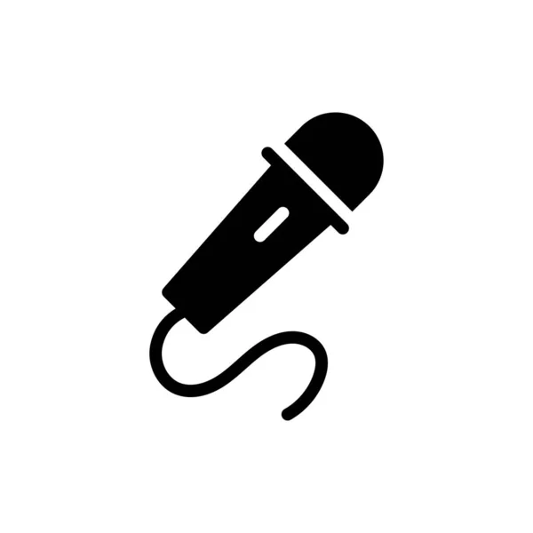 Illustrazione Vettoriale Microfonica Sfondo Trasparente Simboli Qualità Premium Icona Dei — Vettoriale Stock