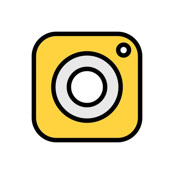 Illustration Vectorielle Caméra Sur Fond Transparent Symboles Qualité Premium Icône — Image vectorielle