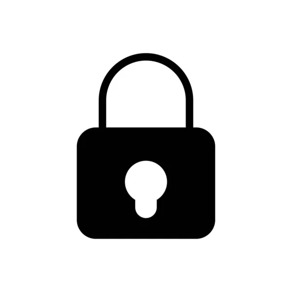 Lock Vektor Illustration Auf Transparentem Hintergrund Hochwertige Symbole Glyphen Symbol — Stockvektor