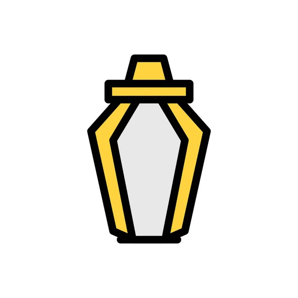 Illustrazione Vettoriale Della Lampada Uno Sfondo Trasparente Simboli Qualità Premium — Vettoriale Stock