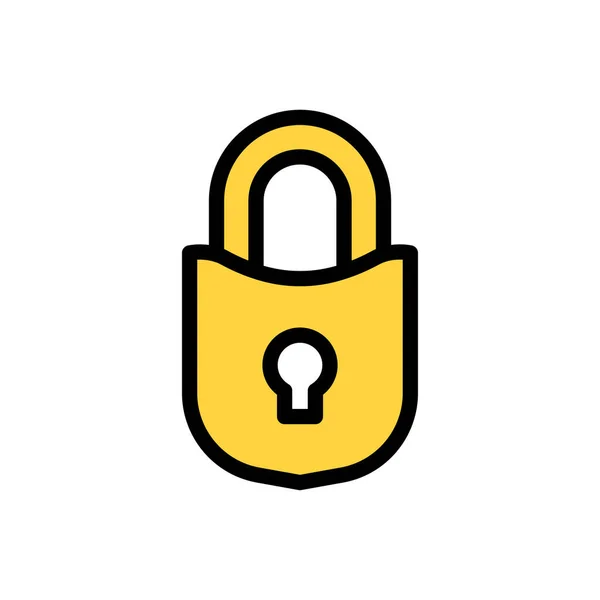 Lock Vektor Illustration Auf Transparentem Hintergrund Hochwertige Symbole — Stockvektor