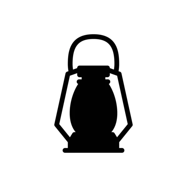 Лампа Векторна Ілюстрація Прозорому Фоні Символи Якості Премій Піктограма Гліфів — стоковий вектор