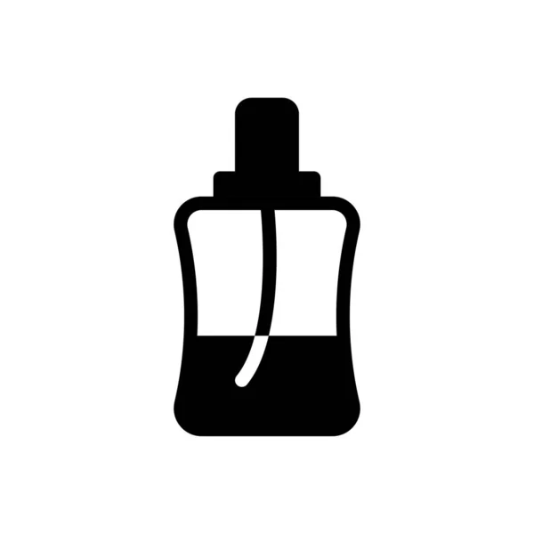 透明感のある背景に香水ベクトルイラスト プレミアム品質記号コンセプトとグラフィックデザインのためのグリフアイコン — ストックベクタ