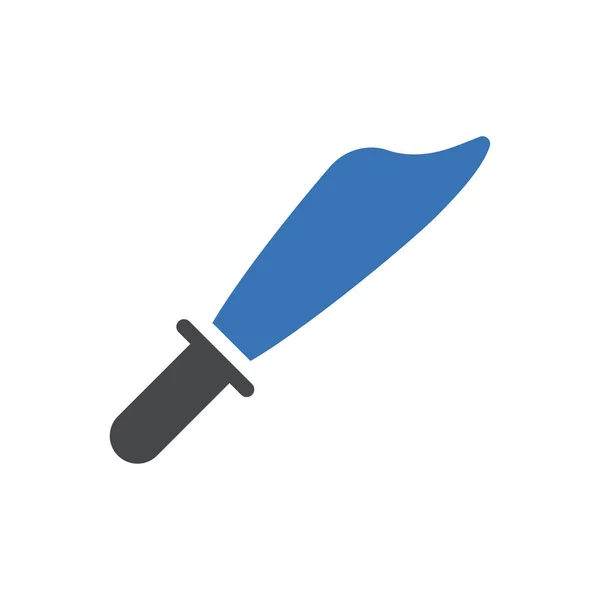 Knife Vector Illustration Transparent Background Premium Quality Symbols Glyphs Icon — 스톡 벡터