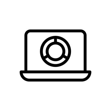 Şeffaf bir arkaplan üzerinde grafik vektör çizimi. Premium kalite sembolleri. Konsept ve grafik tasarım için ince çizgi simgesi.