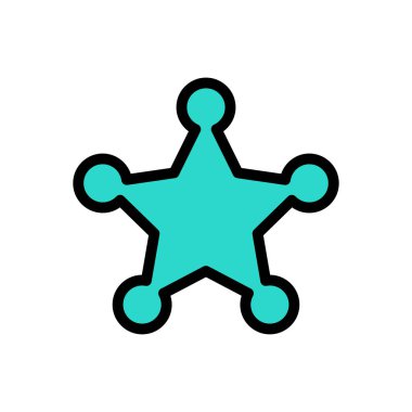 Şeffaf bir arkaplan üzerinde yıldız vektör çizimi. Konsept ve grafik tasarım için mükemmel kalite simgeleri..