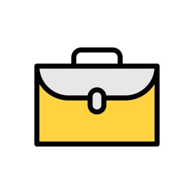 Şeffaf bir arkaplan üzerinde çanta vektör illüstrasyonu. Konsept ve grafik tasarımı için birinci sınıf kalite simgeler.. 