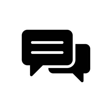 Şeffaf bir arkaplan üzerinde ileti vektör illüstrasyonu. Konsept ve grafik tasarımı için kaliteli semboller..