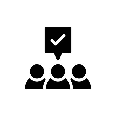 Şeffaf bir arkaplan üzerinde demokrasi vektör illüstrasyonu. Konsept ve grafik tasarım simgeleri için kaliteli semboller..