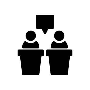 Şeffaf bir arkaplan üzerinde demokrasi vektör illüstrasyonu. Konsept ve grafik tasarım simgeleri için kaliteli semboller..