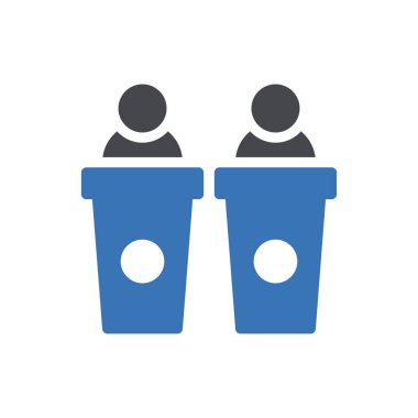 Şeffaf bir arkaplan üzerinde konuşma vektörü çizimi. Konsept ve grafik tasarım için mükemmel kalite sembolleri..